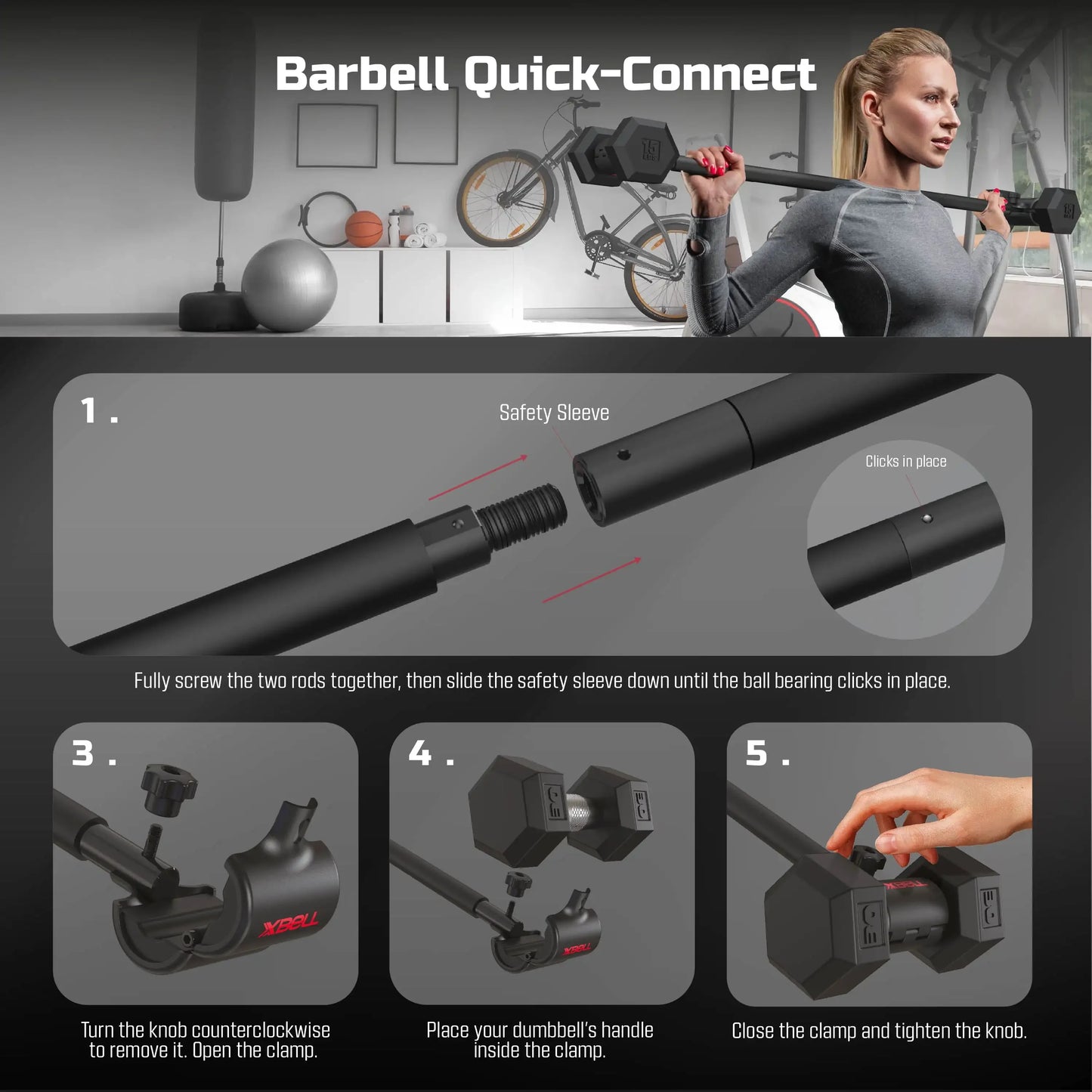 Dumbbell to Curl Bar