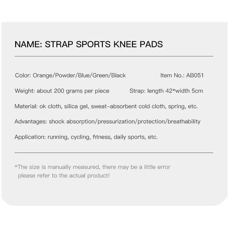Kneepad Bandage Pressurized Elastic Knee Pads Arthritis Joints Protector Sports Gear Volleyball Knee Brace Protector