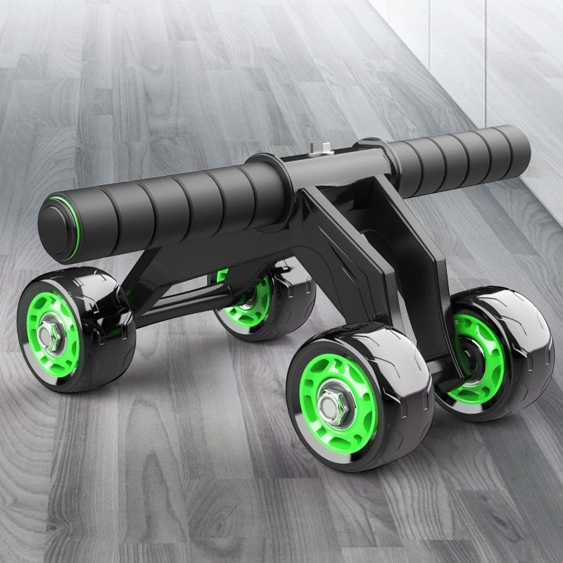 4-Wheel Ab Roller - Ultra-Stable Multi-Wheel Core Trainer