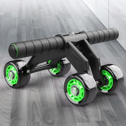 4-Wheel Ab Roller - Ultra-Stable Multi-Wheel Core Trainer