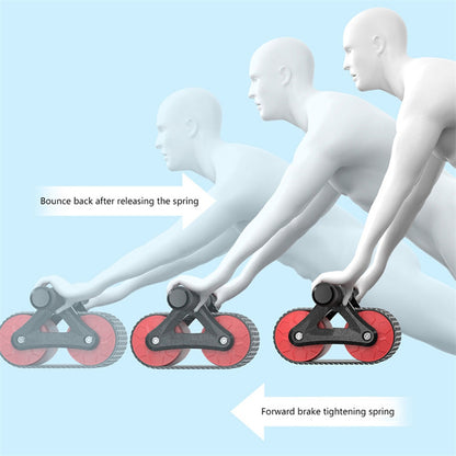 Auto-Rebound Ab Roller - Smart Spring-Assisted Core Trainer