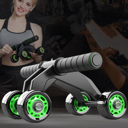 4-Wheel Ab Roller - Ultra-Stable Multi-Wheel Core Trainer