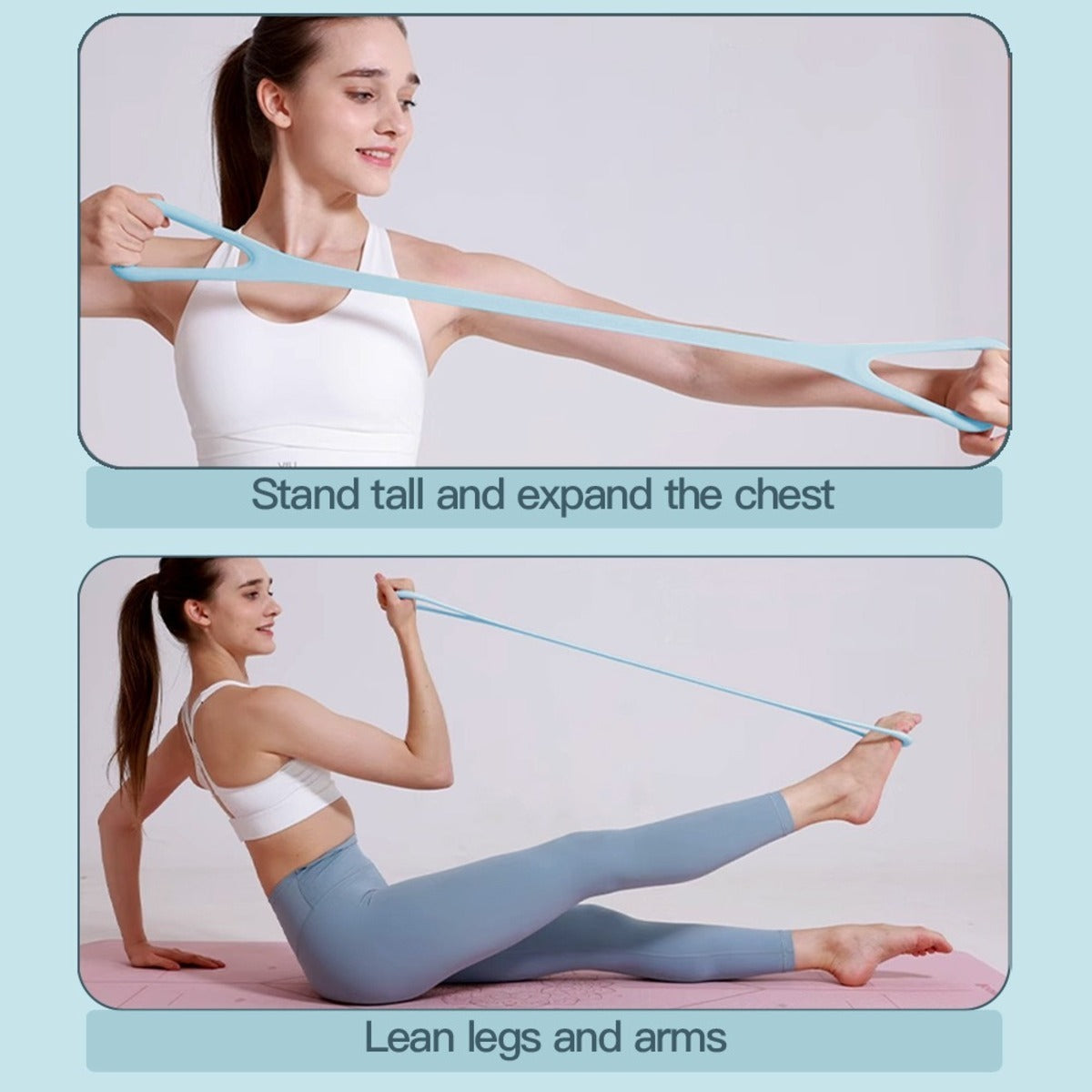 8-character Silicone Yoga Auxiliary