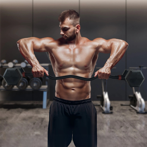 Adjustable Dumbbell Converter to Barbell Set