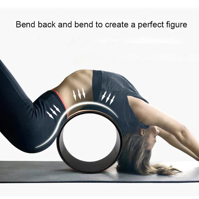 Cork Yoga Wheel - Premium Back Opener & Stretcher for Deep Bends