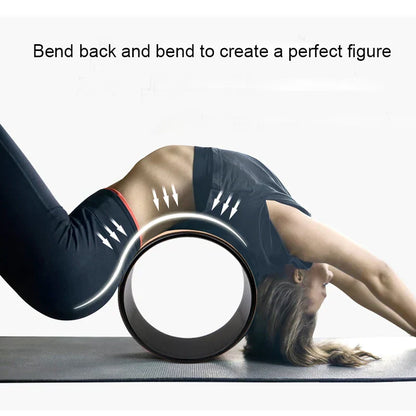 Cork Yoga Wheel - Premium Back Opener & Stretcher for Deep Bends