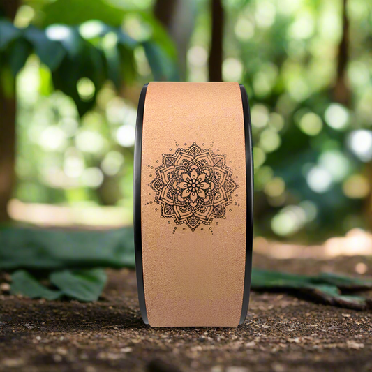 Cork Yoga Wheel - Premium Back Opener & Stretcher for Deep Bends
