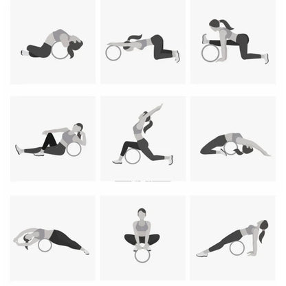 Cork Yoga Wheel - Premium Back Opener & Stretcher for Deep Bends