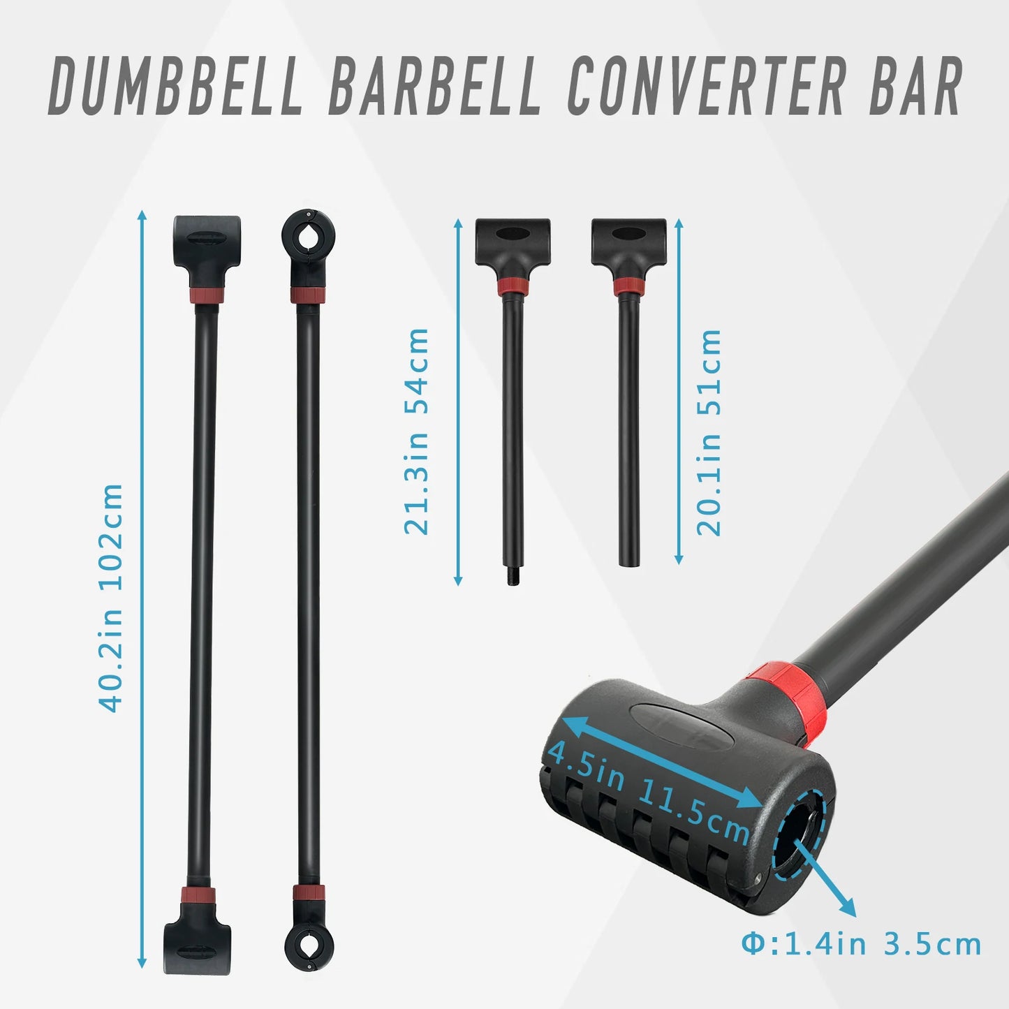 Dumbbell Barbell Converter Bar