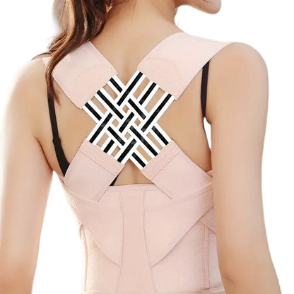 Upper Back Posture Corrector - Adjustable Shoulder Support Brace