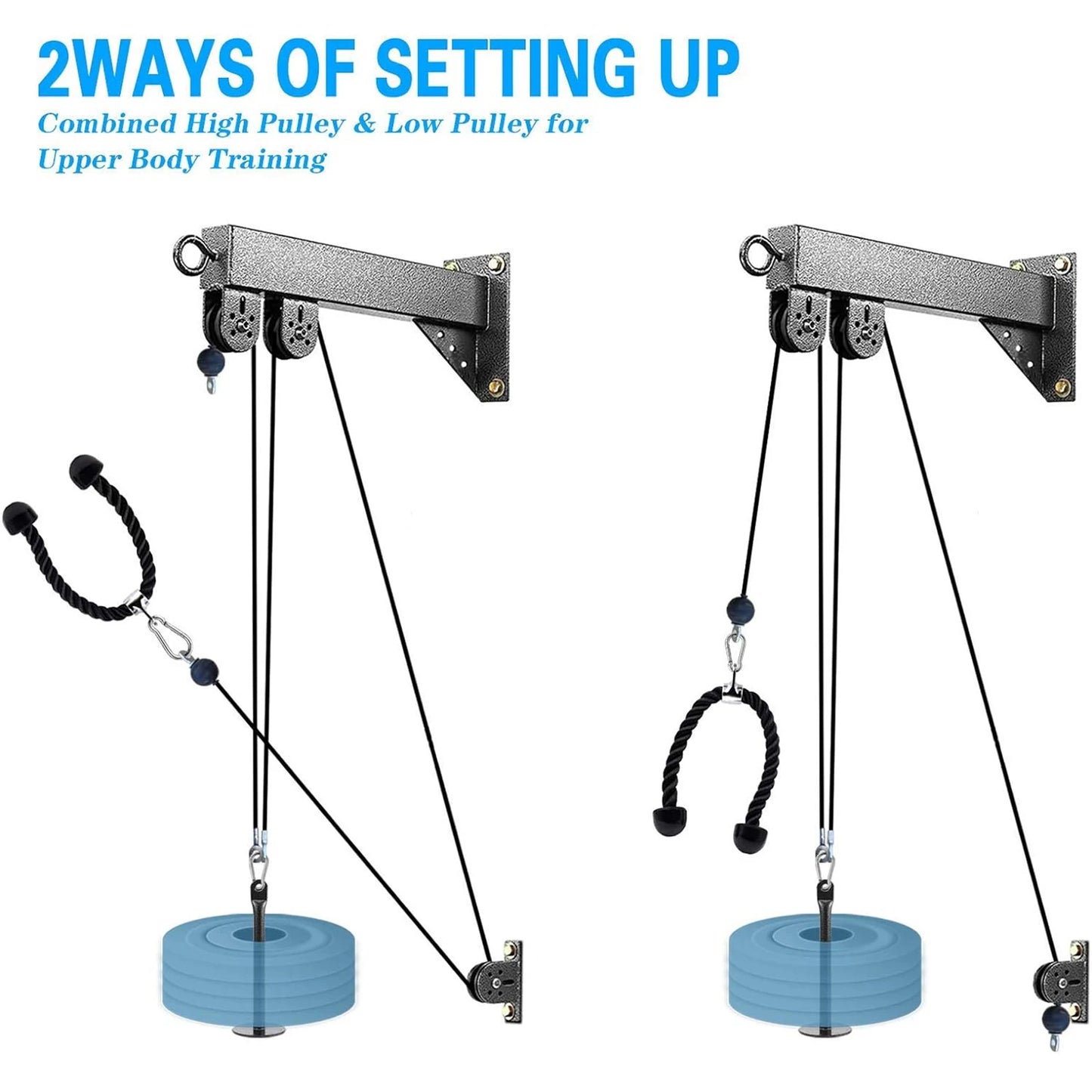 Wall Mounted Cable Pulley System