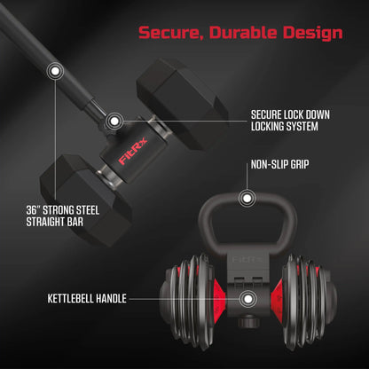 Dumbbell to Curl Bar