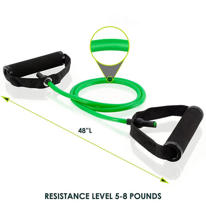 Figure-8 Resistance Bands - Foam Handle Pull Rope for Arms & Legs