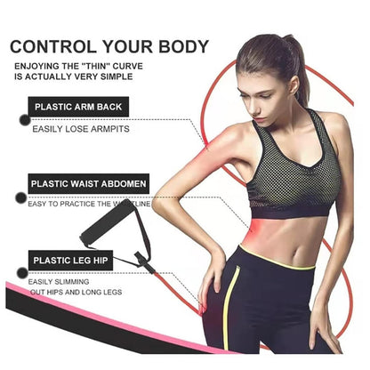 Figure-8 Resistance Bands - Foam Handle Pull Rope for Arms & Legs