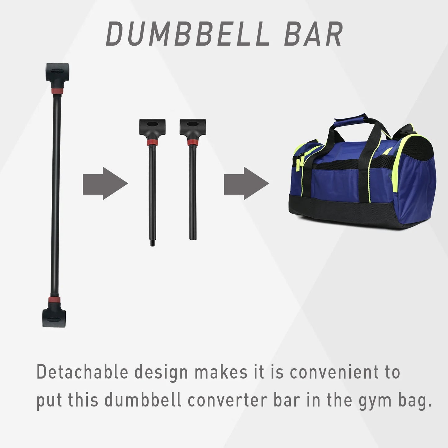 Dumbbell Barbell Converter Bar