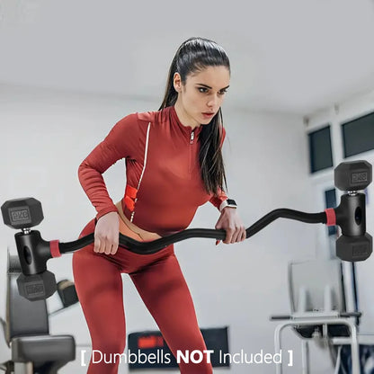 Adjustable Dumbbell Converter to Barbell Set