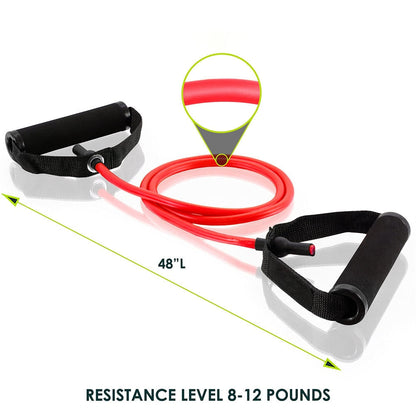 Figure-8 Resistance Bands - Foam Handle Pull Rope for Arms & Legs