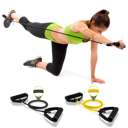 Figure-8 Resistance Bands - Foam Handle Pull Rope for Arms & Legs