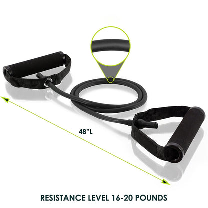 Figure-8 Resistance Bands - Foam Handle Pull Rope for Arms & Legs