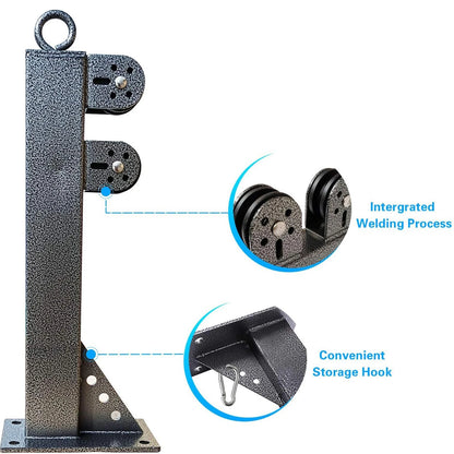 Wall Mounted Cable Pulley System