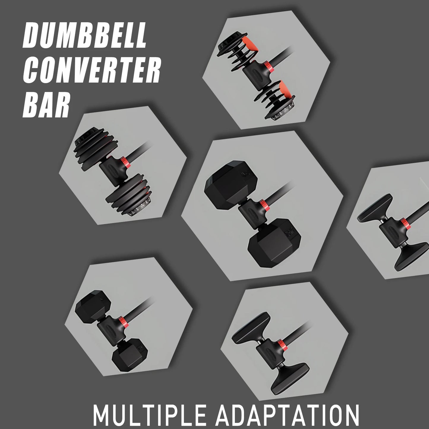 Dumbbell Barbell Converter Bar
