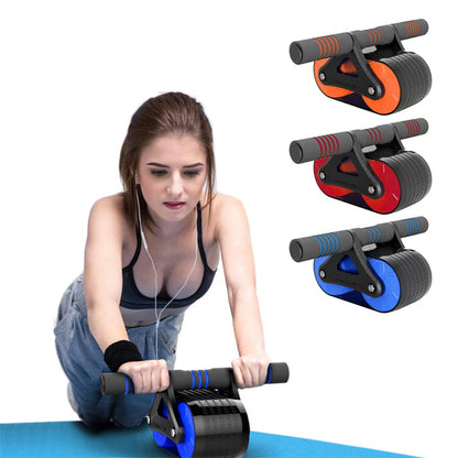 Auto-Rebound Ab Roller - Smart Spring-Assisted Core Trainer
