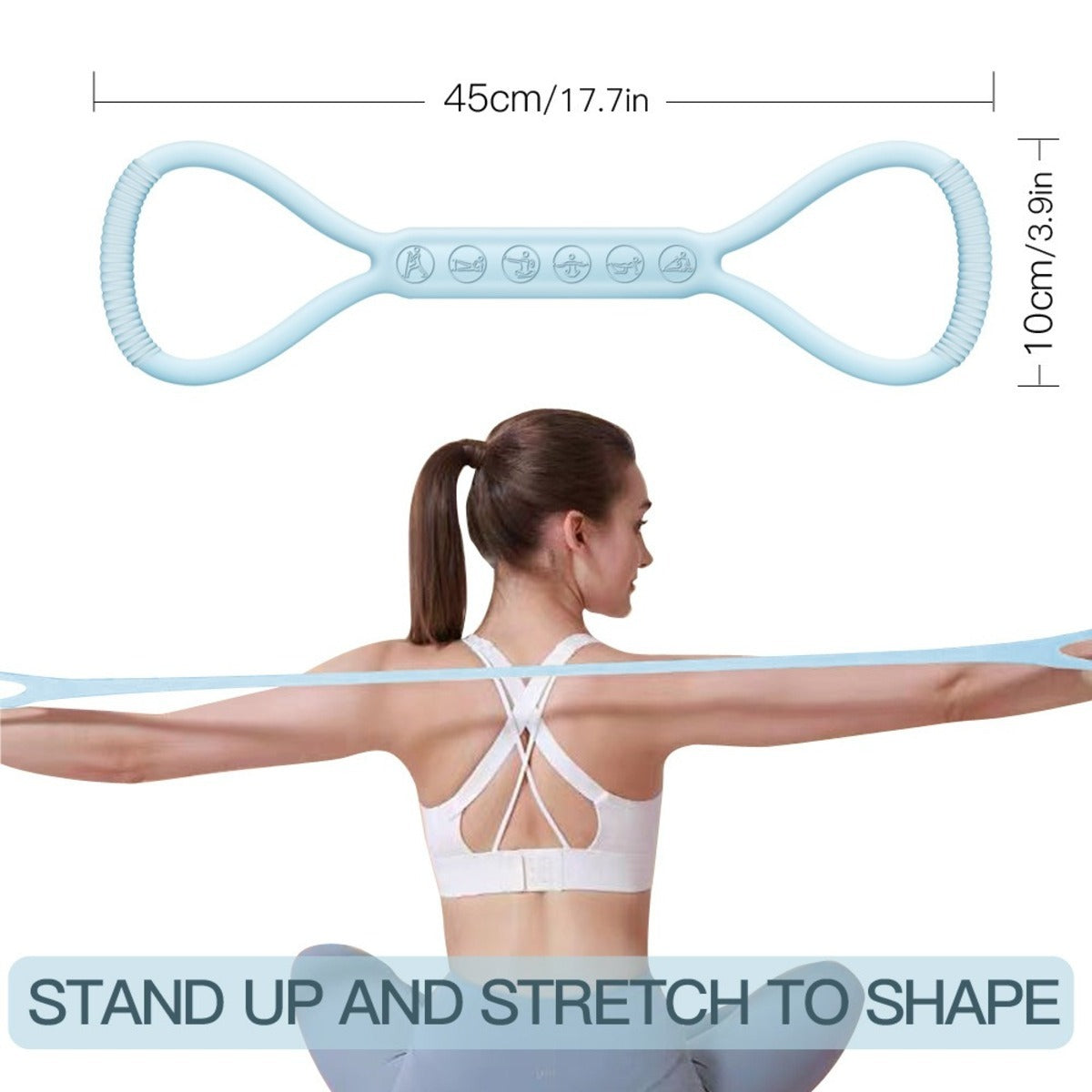 8-character Silicone Yoga Auxiliary