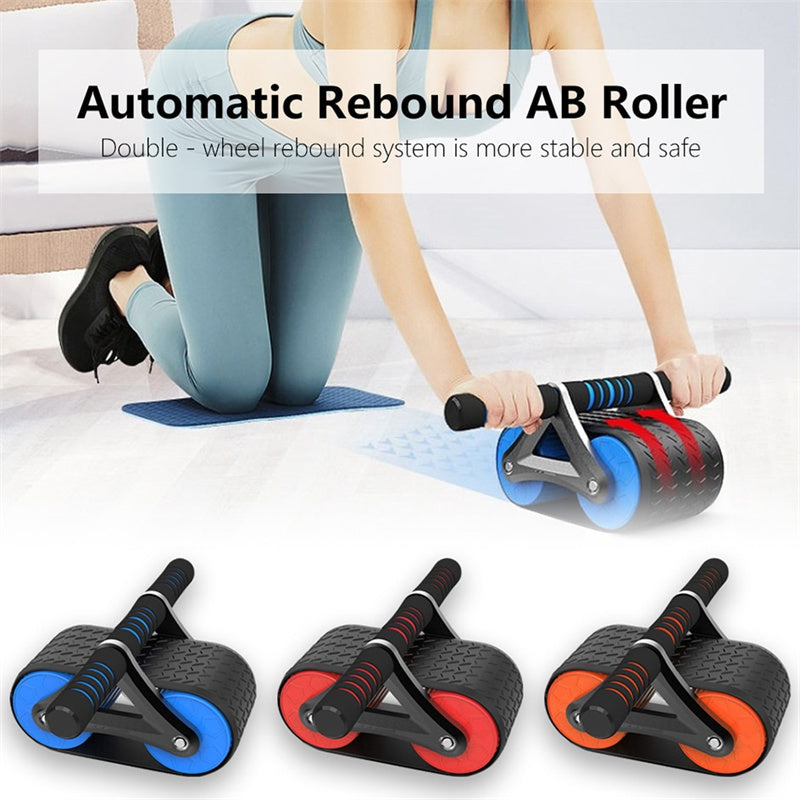 Auto-Rebound Ab Roller - Smart Spring-Assisted Core Trainer