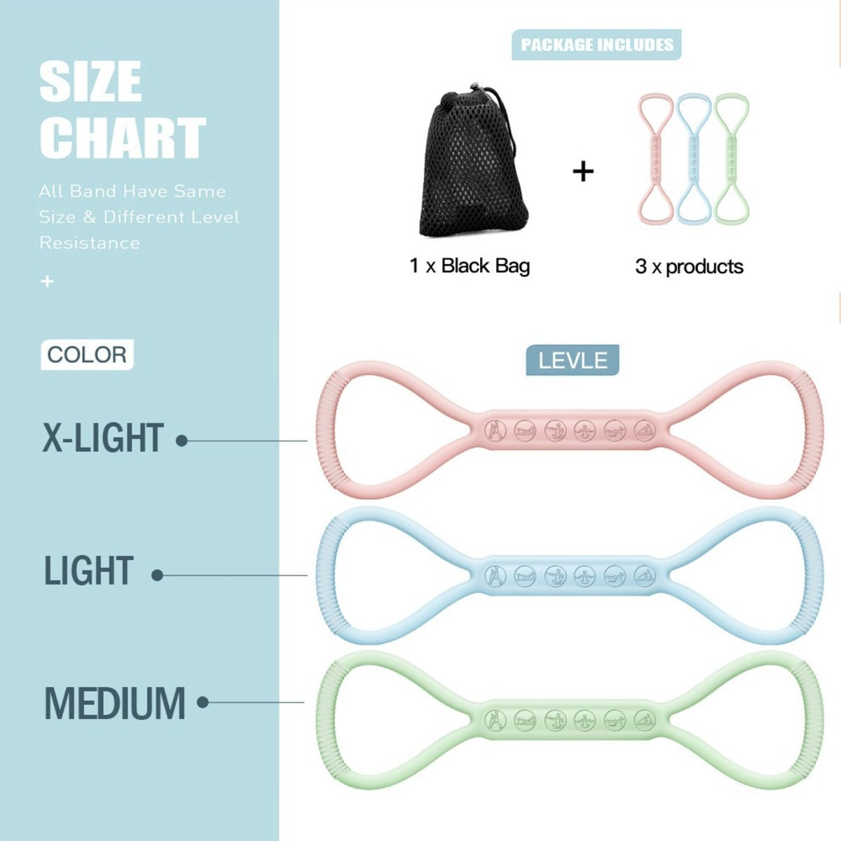 8-character Silicone Yoga Auxiliary