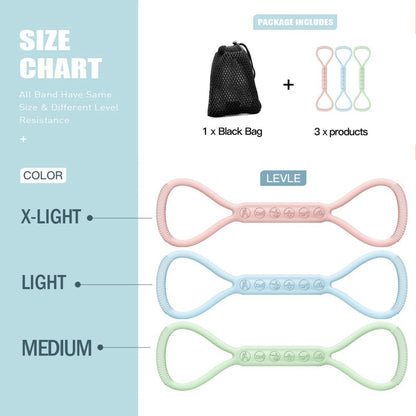8-character Silicone Yoga Auxiliary