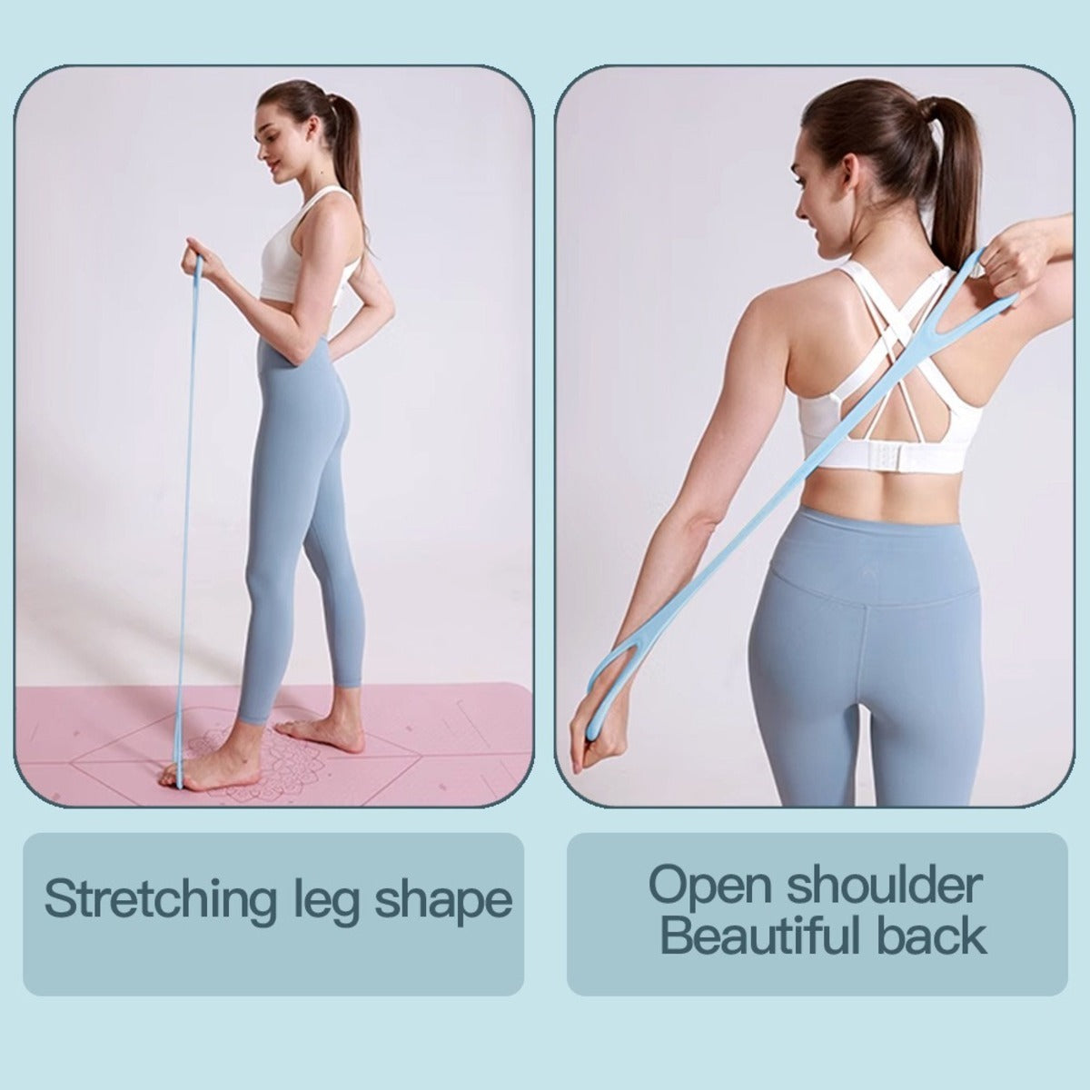 8-character Silicone Yoga Auxiliary