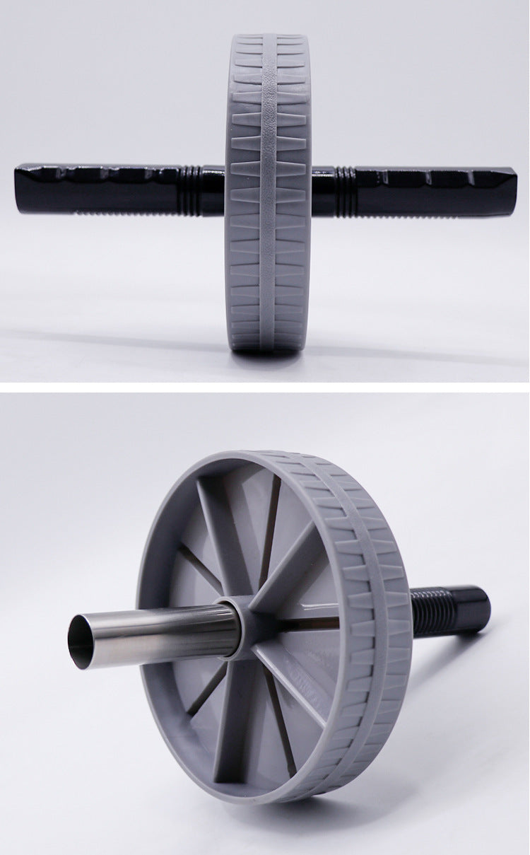 Silent Ab Wheel Roller - Quiet Core Strength Trainer with Knee Pad