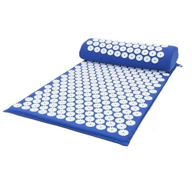 Acupressure Mat & Pillow Set - Spike Massage Mat for Pain Relief